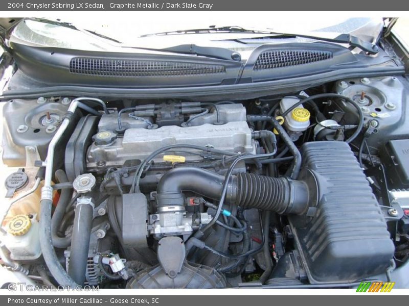 Graphite Metallic / Dark Slate Gray 2004 Chrysler Sebring LX Sedan