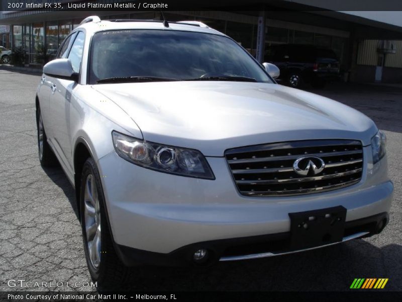 Liquid Platinum Metallic / Graphite 2007 Infiniti FX 35