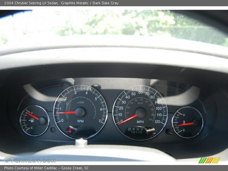 Graphite Metallic / Dark Slate Gray 2004 Chrysler Sebring LX Sedan