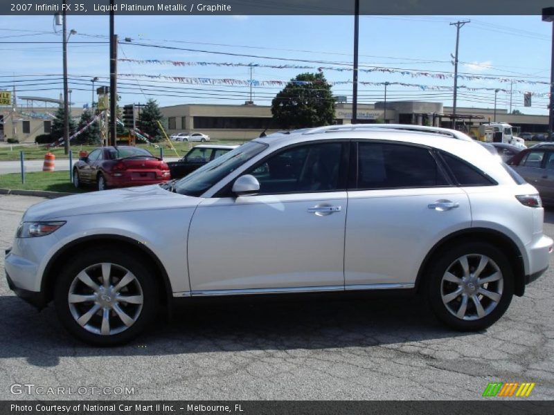 Liquid Platinum Metallic / Graphite 2007 Infiniti FX 35