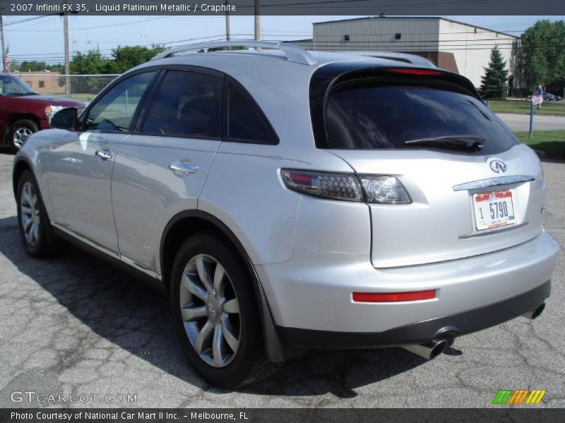 Liquid Platinum Metallic / Graphite 2007 Infiniti FX 35
