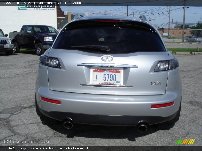 Liquid Platinum Metallic / Graphite 2007 Infiniti FX 35