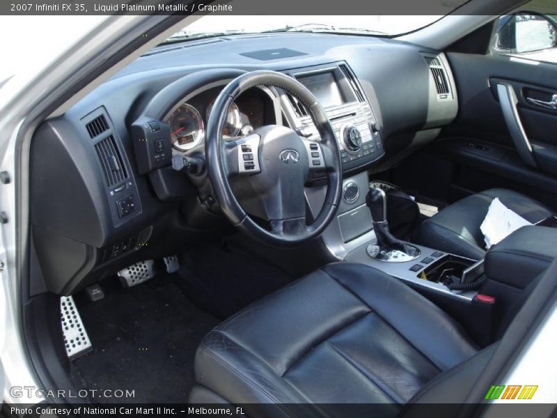 Liquid Platinum Metallic / Graphite 2007 Infiniti FX 35