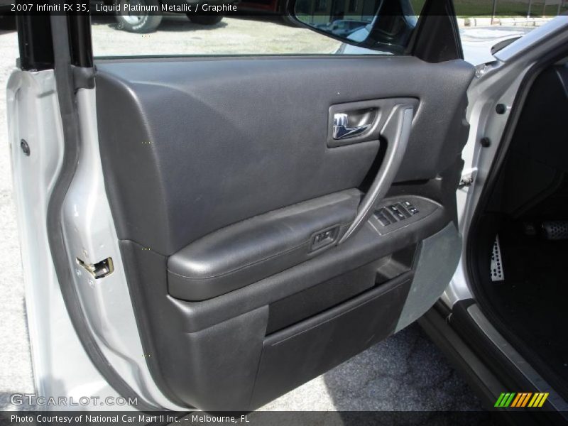 Liquid Platinum Metallic / Graphite 2007 Infiniti FX 35