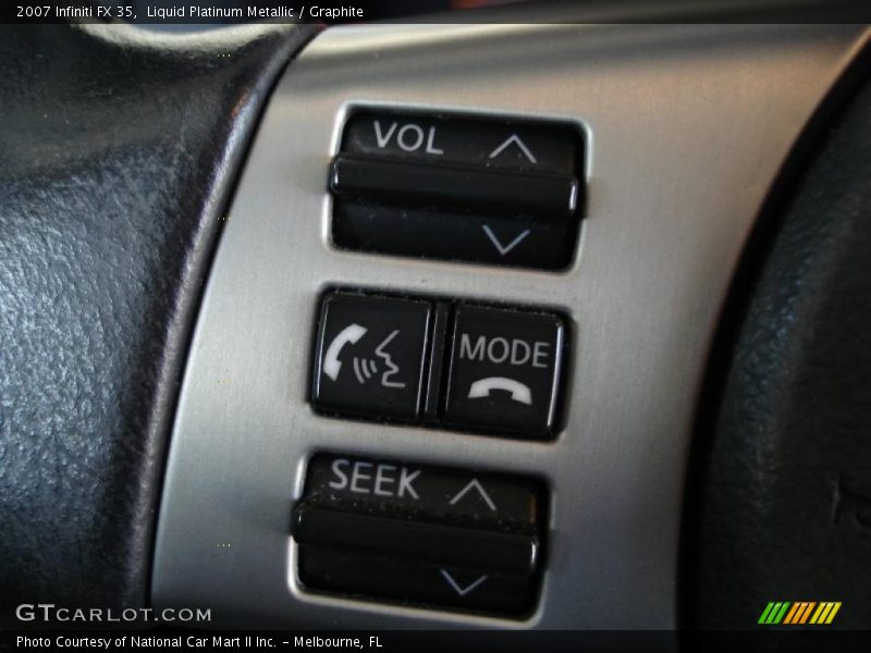 Liquid Platinum Metallic / Graphite 2007 Infiniti FX 35
