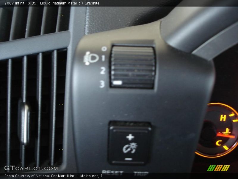 Liquid Platinum Metallic / Graphite 2007 Infiniti FX 35