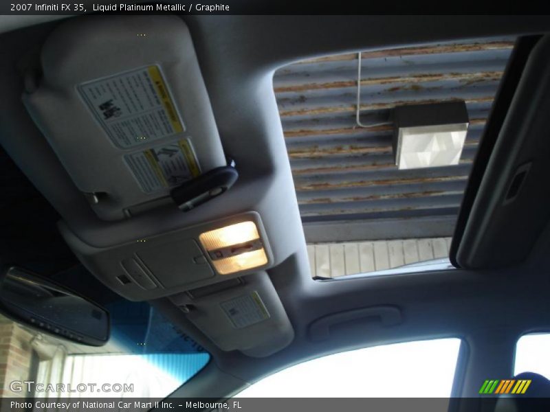 Liquid Platinum Metallic / Graphite 2007 Infiniti FX 35