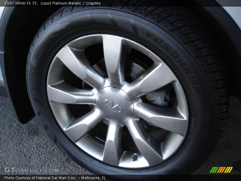 Liquid Platinum Metallic / Graphite 2007 Infiniti FX 35