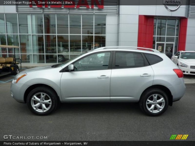 Silver Ice Metallic / Black 2008 Nissan Rogue SL
