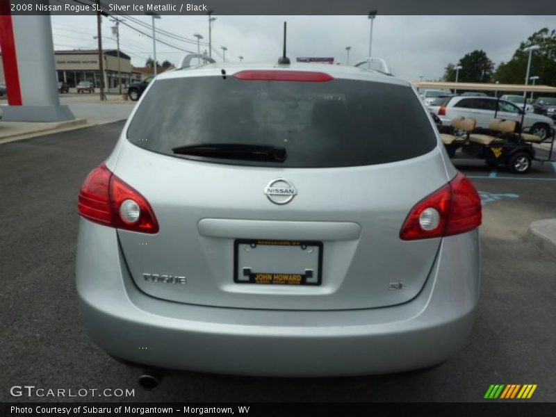 Silver Ice Metallic / Black 2008 Nissan Rogue SL