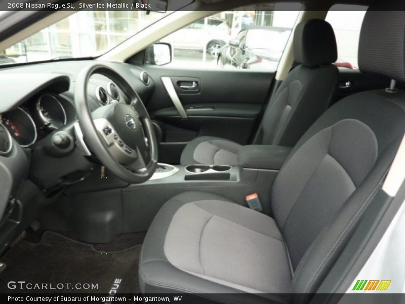 Silver Ice Metallic / Black 2008 Nissan Rogue SL