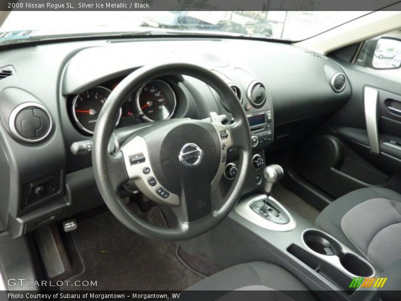 Silver Ice Metallic / Black 2008 Nissan Rogue SL