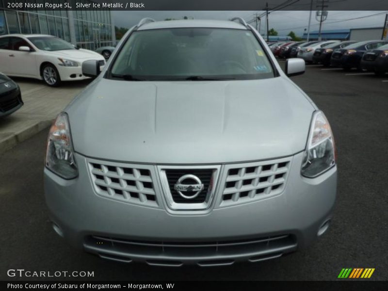 Silver Ice Metallic / Black 2008 Nissan Rogue SL