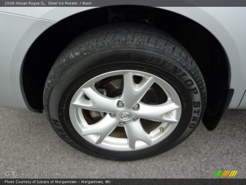 Silver Ice Metallic / Black 2008 Nissan Rogue SL
