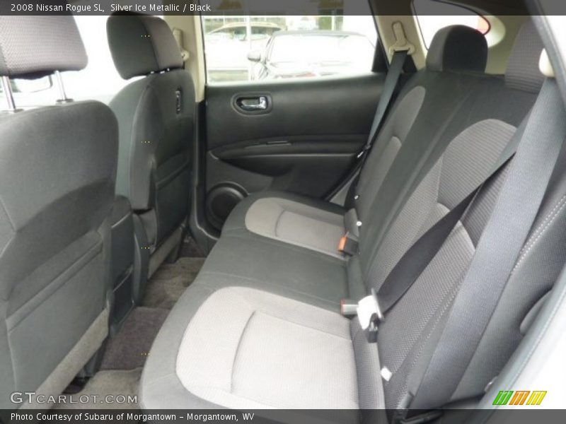 Silver Ice Metallic / Black 2008 Nissan Rogue SL