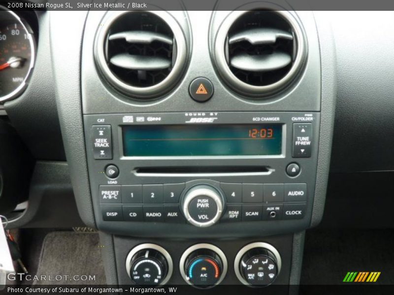 Silver Ice Metallic / Black 2008 Nissan Rogue SL
