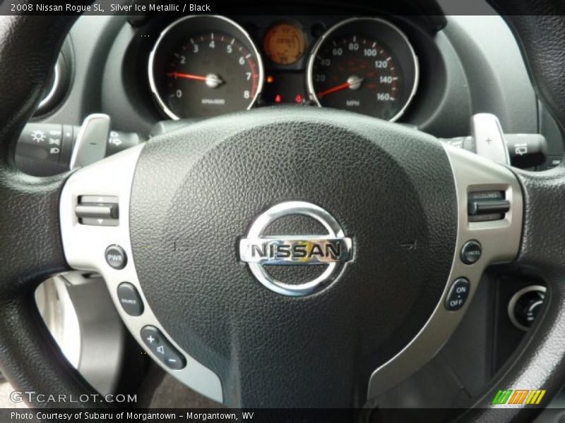 Silver Ice Metallic / Black 2008 Nissan Rogue SL