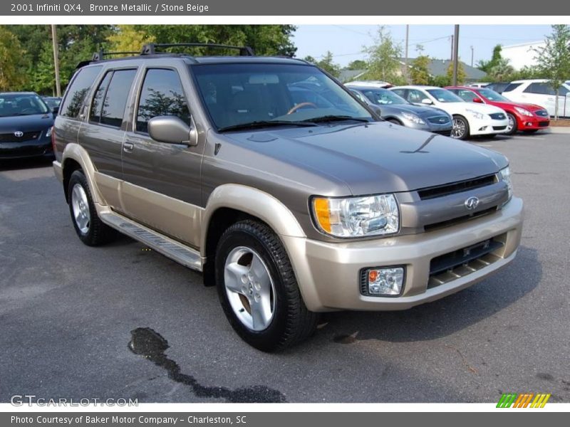 Bronze Metallic / Stone Beige 2001 Infiniti QX4