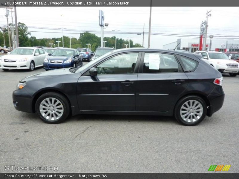 Obsidian Black Pearl / Carbon Black 2008 Subaru Impreza 2.5i Wagon