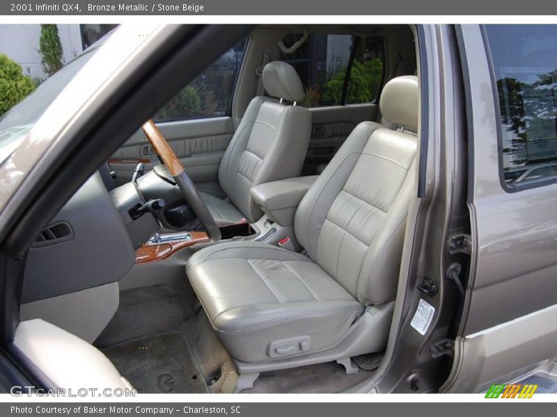 Bronze Metallic / Stone Beige 2001 Infiniti QX4