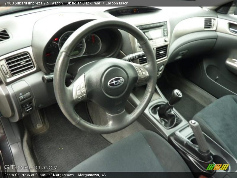 Obsidian Black Pearl / Carbon Black 2008 Subaru Impreza 2.5i Wagon