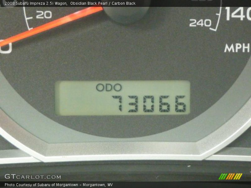 Obsidian Black Pearl / Carbon Black 2008 Subaru Impreza 2.5i Wagon