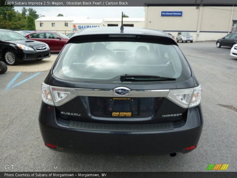 Obsidian Black Pearl / Carbon Black 2008 Subaru Impreza 2.5i Wagon
