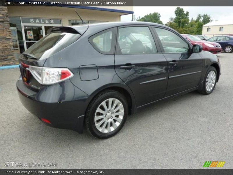 Obsidian Black Pearl / Carbon Black 2008 Subaru Impreza 2.5i Wagon