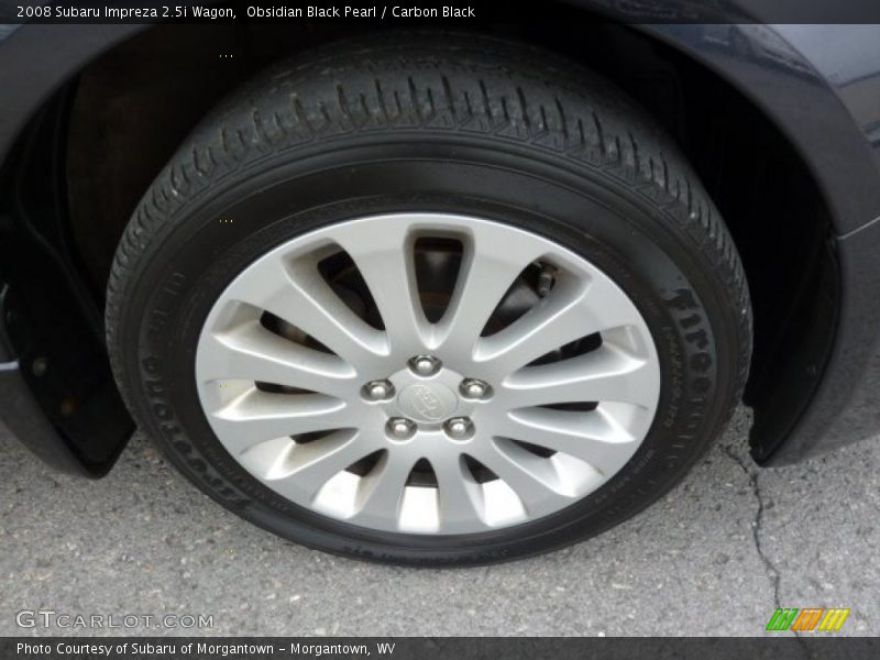 Obsidian Black Pearl / Carbon Black 2008 Subaru Impreza 2.5i Wagon