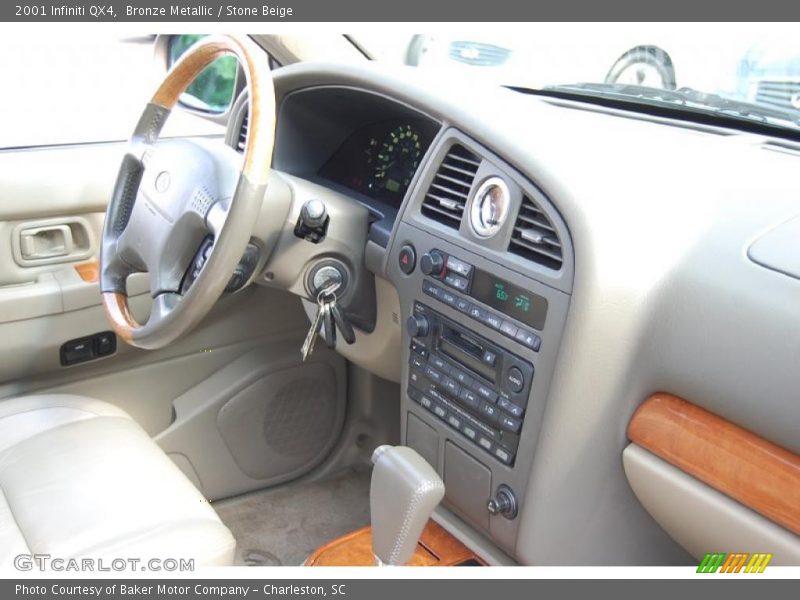 Bronze Metallic / Stone Beige 2001 Infiniti QX4