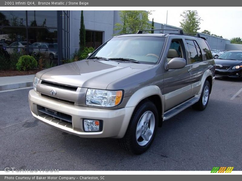 Bronze Metallic / Stone Beige 2001 Infiniti QX4
