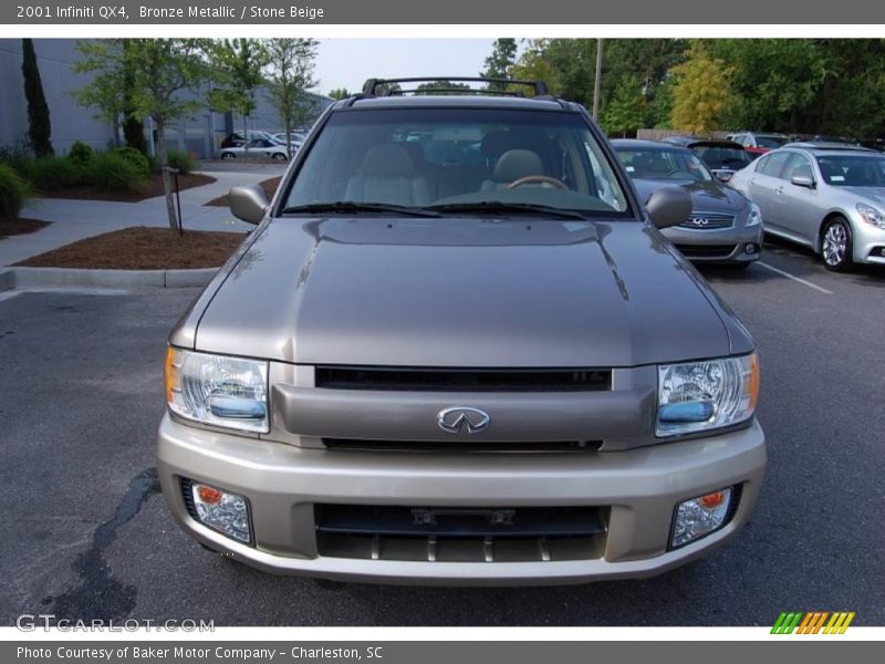 Bronze Metallic / Stone Beige 2001 Infiniti QX4