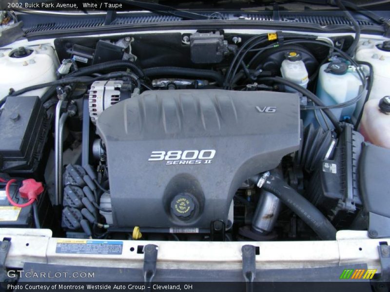 White / Taupe 2002 Buick Park Avenue