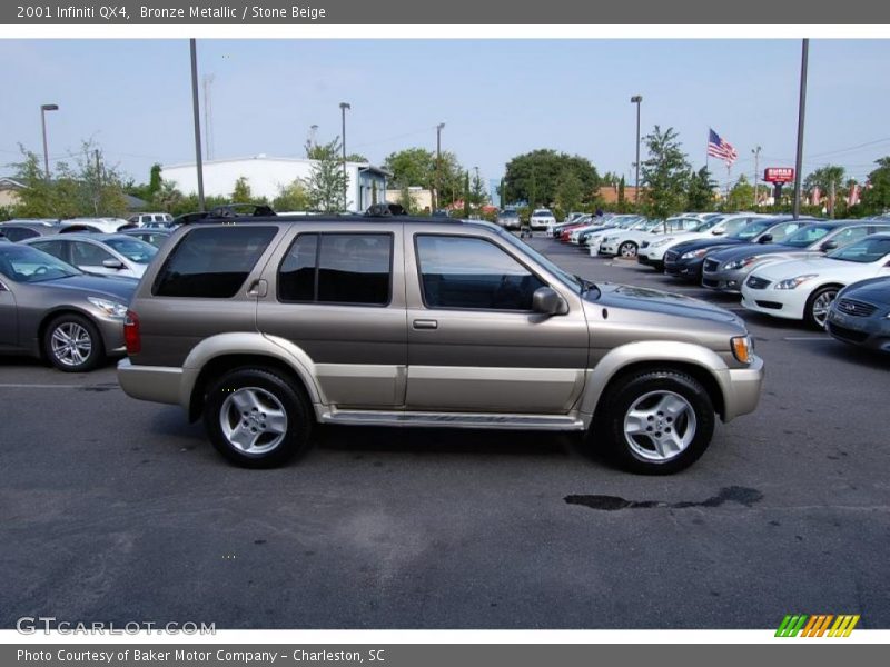 Bronze Metallic / Stone Beige 2001 Infiniti QX4