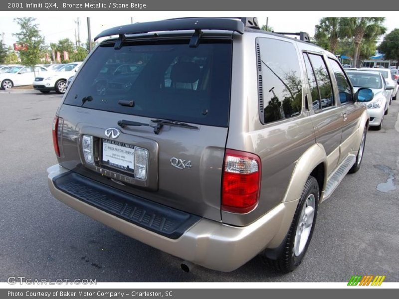 Bronze Metallic / Stone Beige 2001 Infiniti QX4