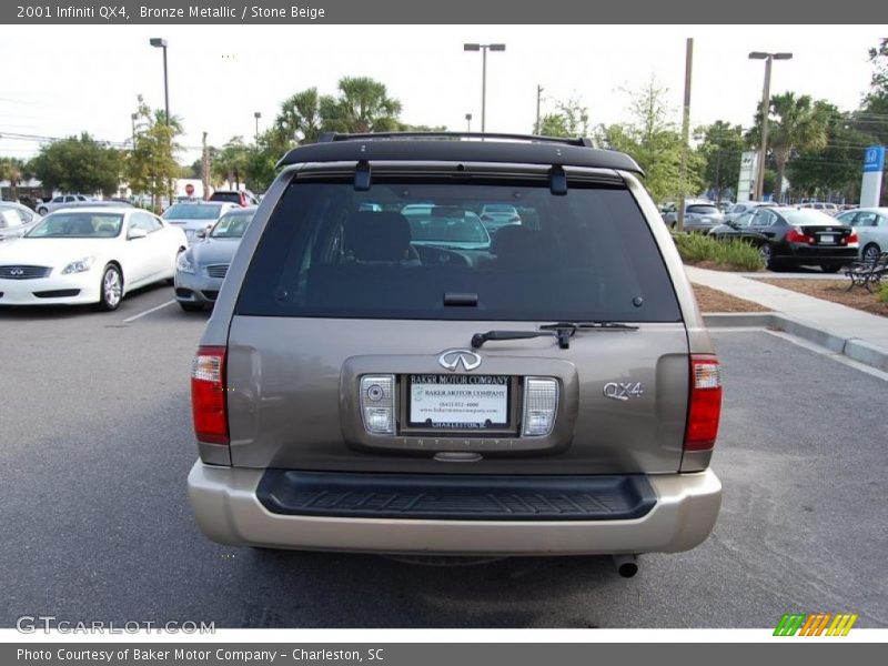 Bronze Metallic / Stone Beige 2001 Infiniti QX4