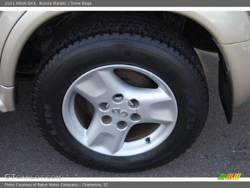 Bronze Metallic / Stone Beige 2001 Infiniti QX4