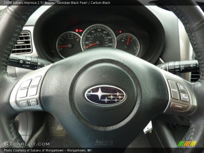 Obsidian Black Pearl / Carbon Black 2008 Subaru Impreza 2.5i Wagon