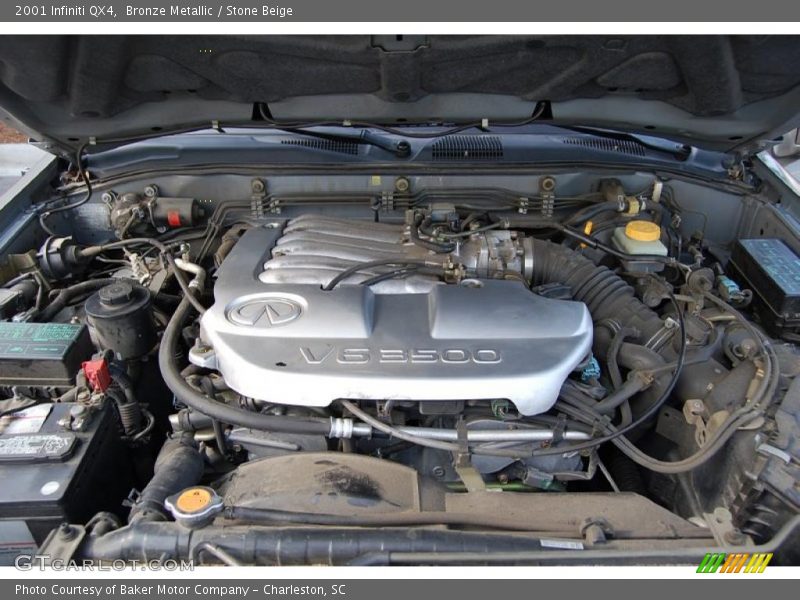 Bronze Metallic / Stone Beige 2001 Infiniti QX4