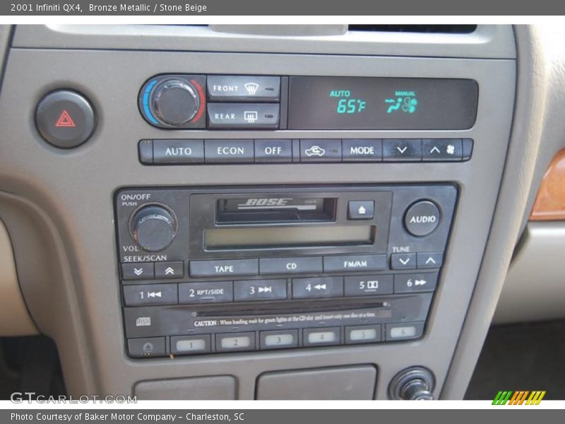 Bronze Metallic / Stone Beige 2001 Infiniti QX4