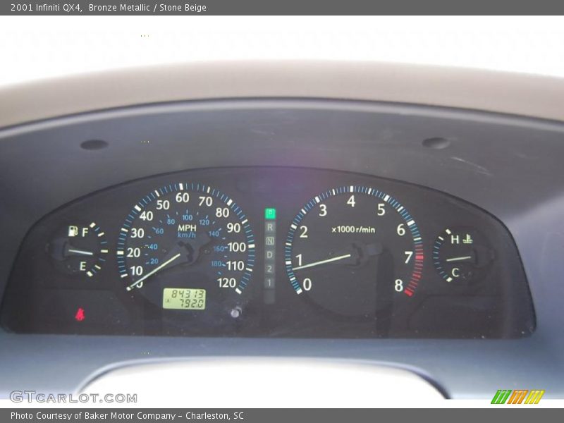 Bronze Metallic / Stone Beige 2001 Infiniti QX4