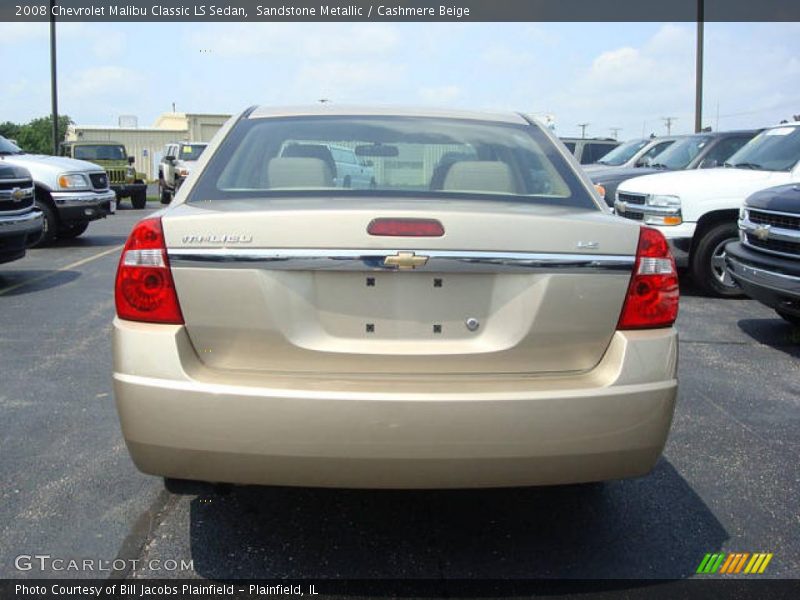 Sandstone Metallic / Cashmere Beige 2008 Chevrolet Malibu Classic LS Sedan
