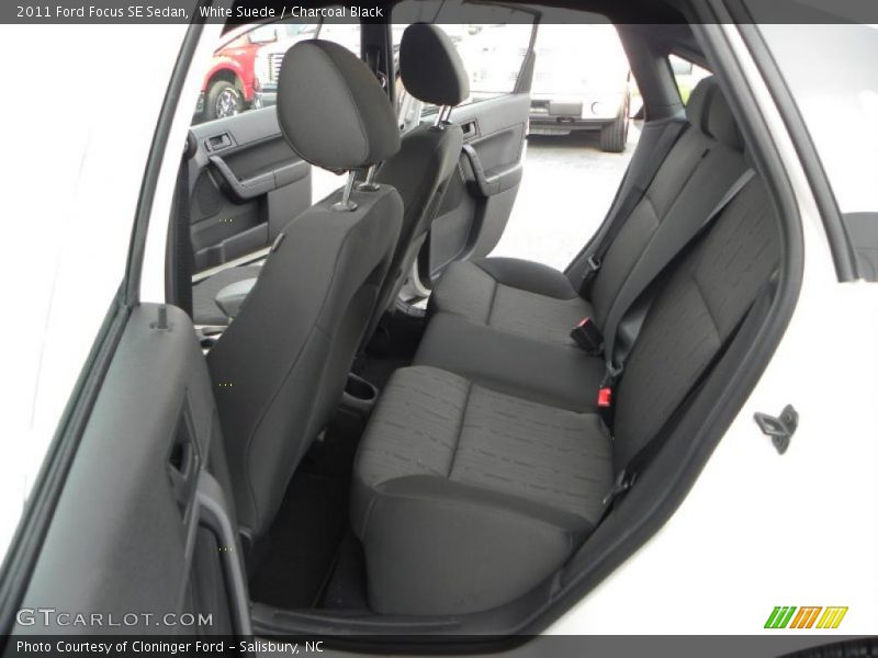 White Suede / Charcoal Black 2011 Ford Focus SE Sedan