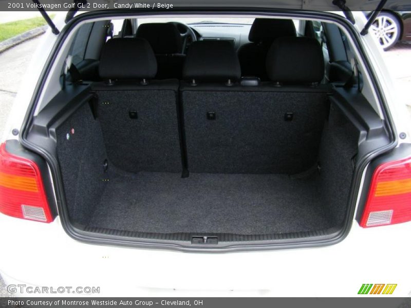 Candy White / Beige 2001 Volkswagen Golf GL 2 Door