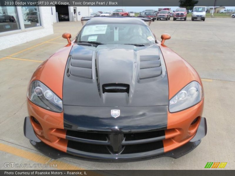 Toxic Orange Pearl / Black 2010 Dodge Viper SRT10 ACR Coupe