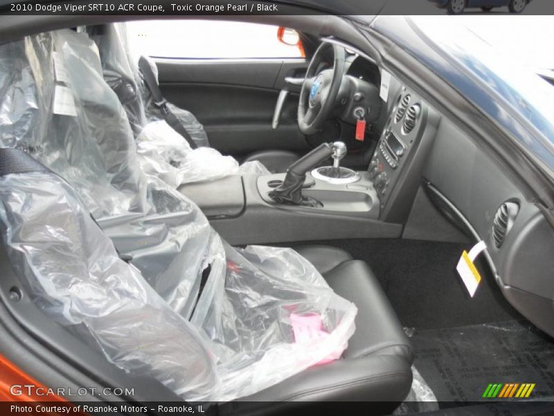 Toxic Orange Pearl / Black 2010 Dodge Viper SRT10 ACR Coupe