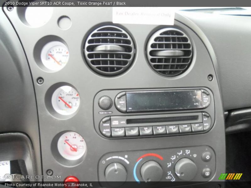 Toxic Orange Pearl / Black 2010 Dodge Viper SRT10 ACR Coupe