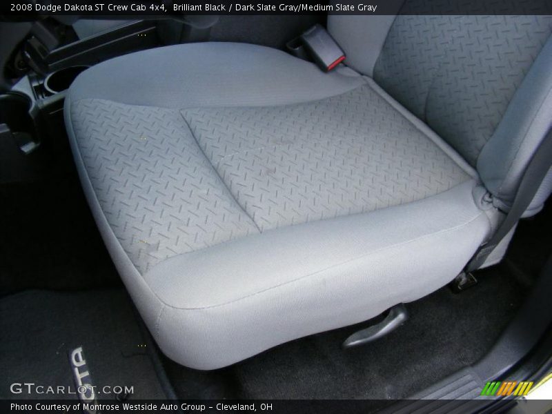 Brilliant Black / Dark Slate Gray/Medium Slate Gray 2008 Dodge Dakota ST Crew Cab 4x4