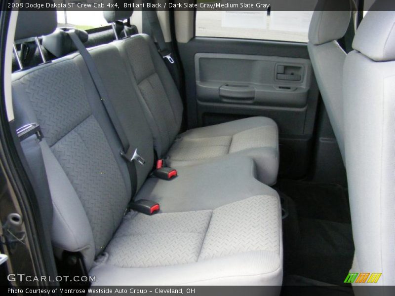 Brilliant Black / Dark Slate Gray/Medium Slate Gray 2008 Dodge Dakota ST Crew Cab 4x4