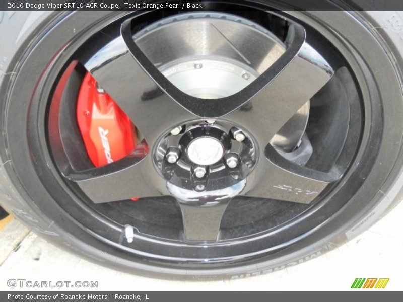 Toxic Orange Pearl / Black 2010 Dodge Viper SRT10 ACR Coupe